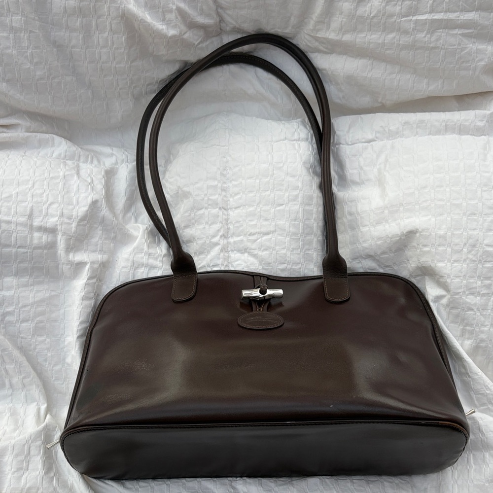 Longchamp Dark Brown Shoulder Bag